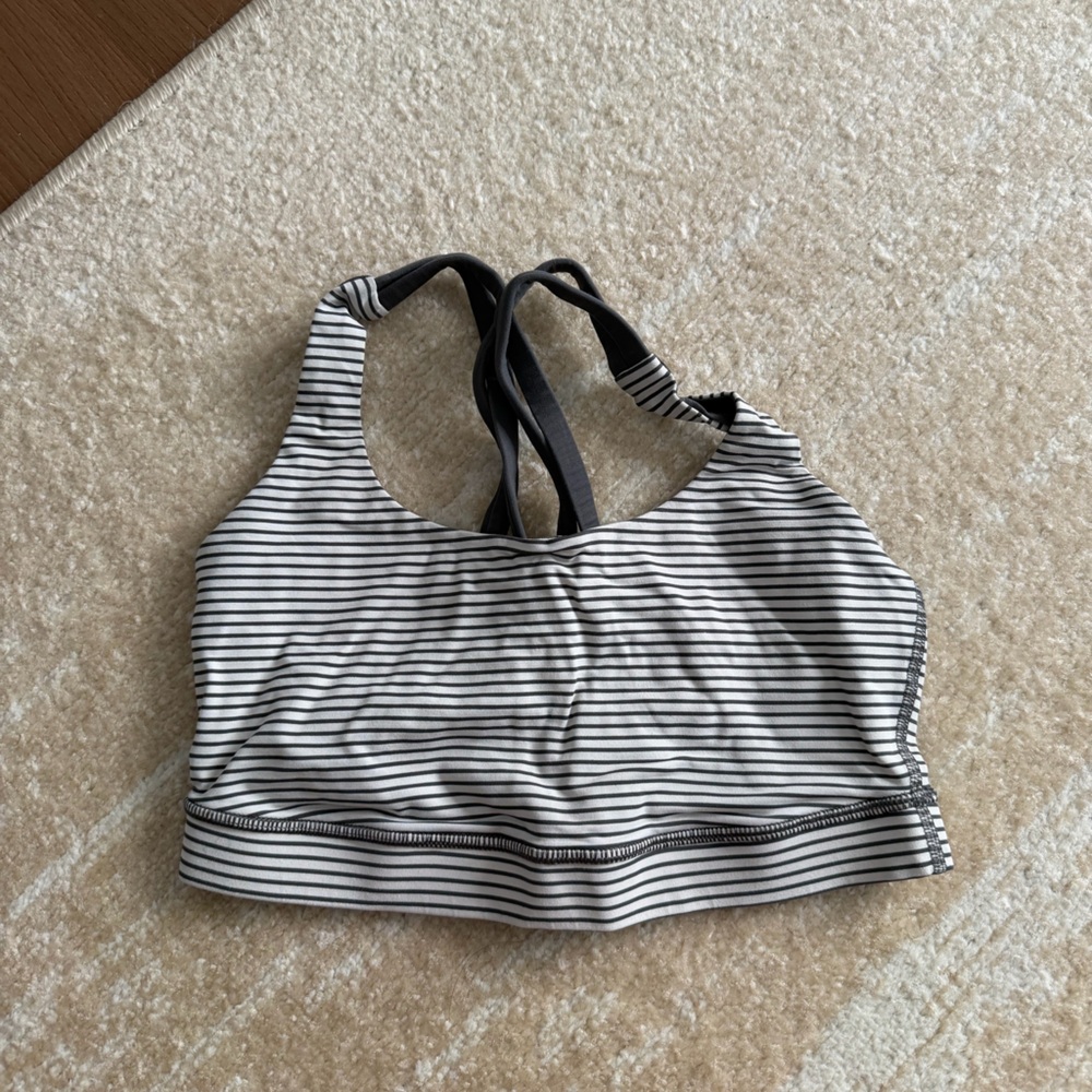 Striped Sports Bra